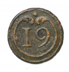 button of 19 Line Regiment