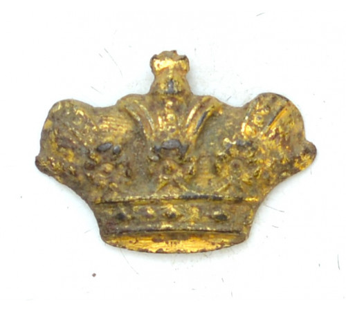 gilded officer's crown - army of the Russian Empire