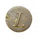 Button of the 1st Saxon Light Regiment of Colonel von Le Coq 19 mm