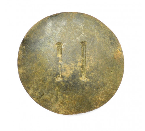 plate from the bridle of a horse of the 11 Hussar Regiment