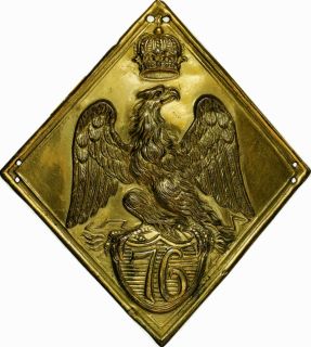 shako plate of 76 regiment