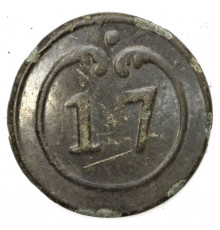 button of 17 Line Regiment