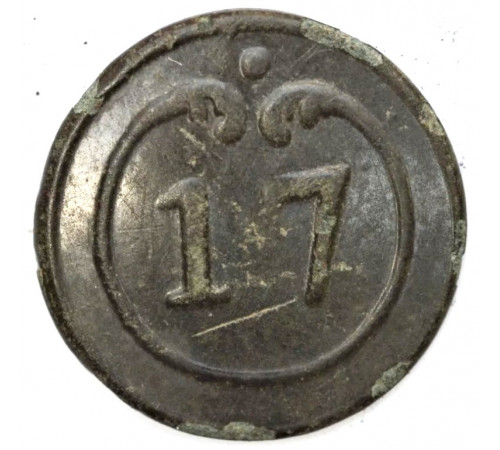 button of 17 Line Regiment