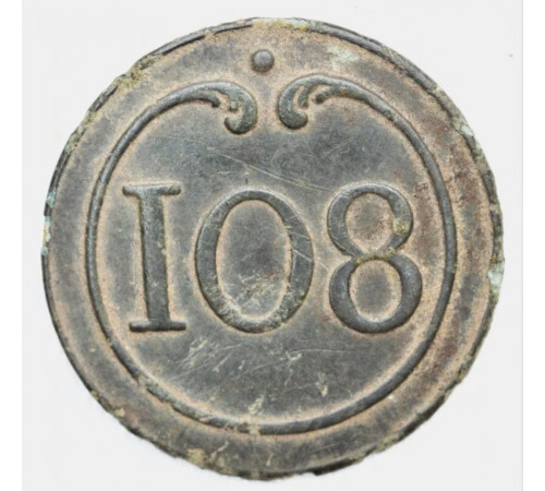 button of 108 Line Regiment