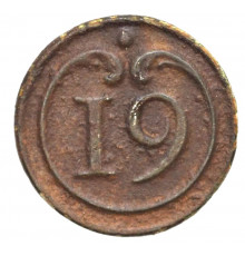 button of 19 Line Regiment