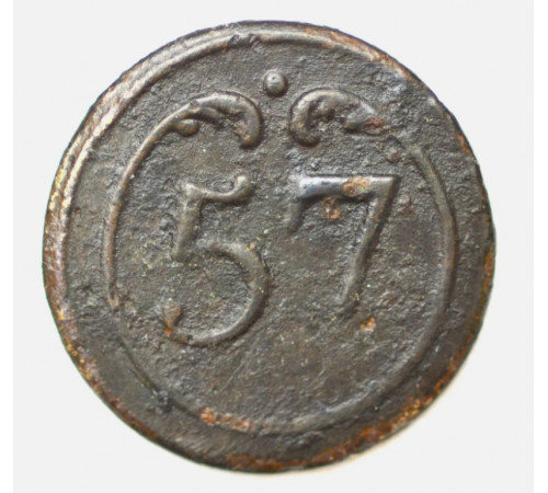 button of 57 Line Regiment