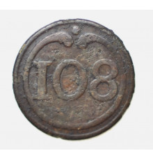 button of 108 Line Regiment