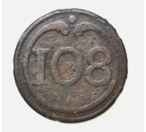 button of 108 Line Regiment