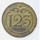 button of 123 Line Regiment
