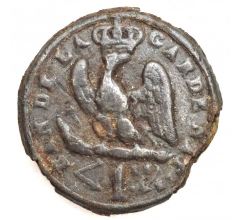 button of 1st Battalion of the National Guard