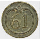 button of 61 Line Regiment