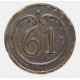 button of 61 Line Regiment