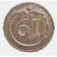 button of 61 Line Regiment