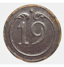 button of 19 Line Regiment