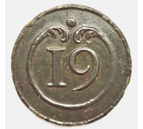 button of 19 Line Regiment