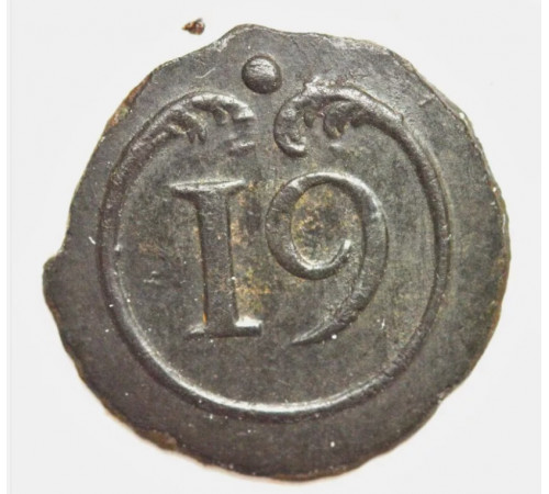 button of 19 Line Regiment
