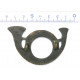 variant of decoration on the catridge pouch of the voltiger company of the french line infantry