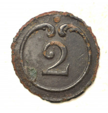 button of 2  Line Regiment