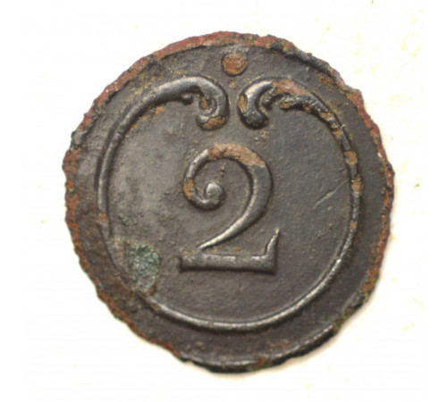 button of 2  Line Regiment