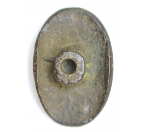 variant of a decorative shield that was attached to pistol bearning the monogramm of  Emperor Alexander I of Russia