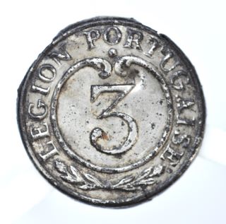 officier button of 3 Portugal Legion