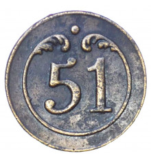 button of 51 Line Regiment