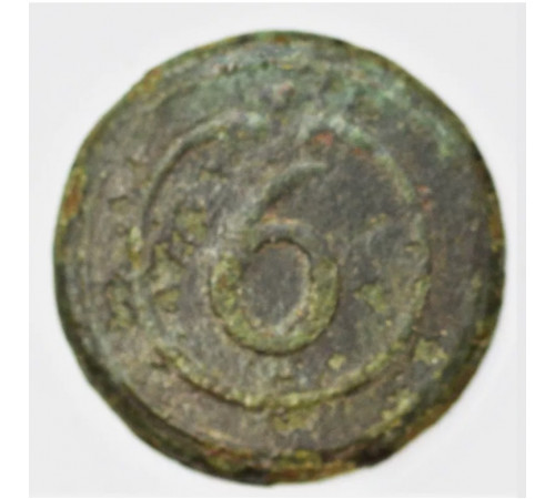 button of officier of 6 Polish Regiment