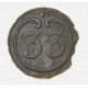 button of 33 Line Regiment