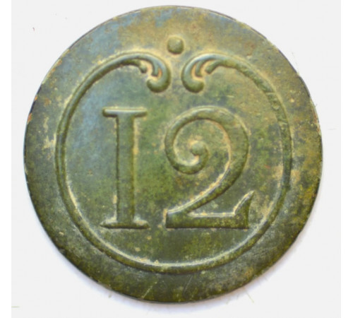 button of 12 Line Regiment
