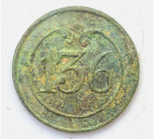 button of 136 Line Regiment