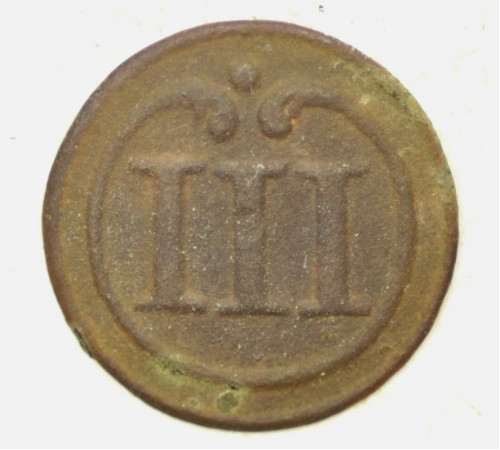 button of 111 (Piedmont) Line Regiment