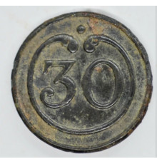 button of 30 Line Regiment