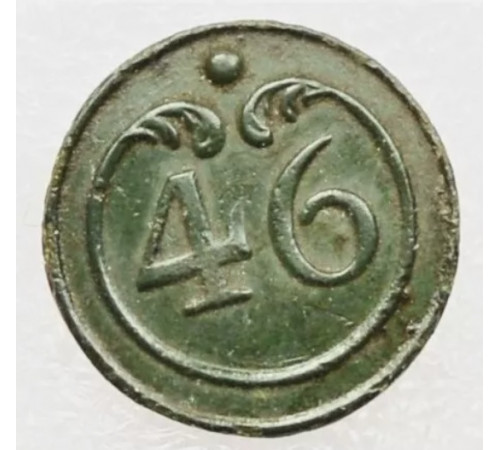button of 46 Line Regiment