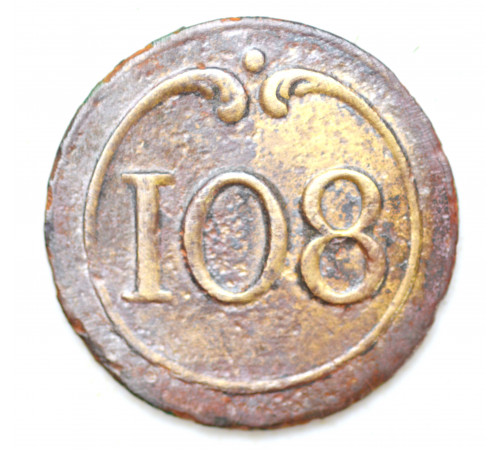 button of 108 Line Regiment
