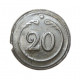 button of the 20 Infantry (Lithuanian) Regiment of the Grand Duchy of Warsaw