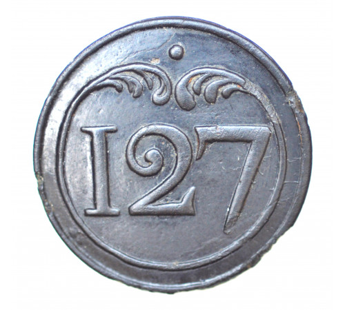 button of 127 Line Regiment