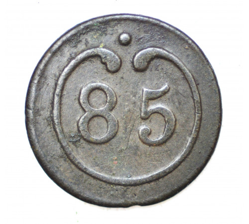 button of 85  Line Regiment