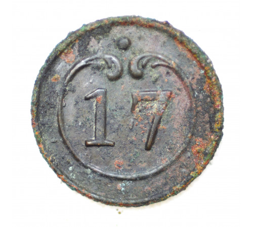 button of 17 Line Regiment