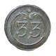 button of 33  Line Regiment