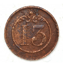 button of 13 Line Regiment