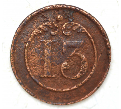 button of 13 Line Regiment