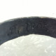 silver officer's ring with engraving SCR 1805