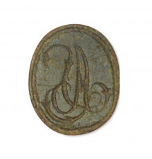 seal with monogram from the Berezina river