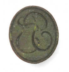 seal with monogram from the Berezina river