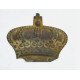 stamped Imperial crown from shako