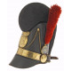 stamped crown from shako of army of Bavarian Kingdom