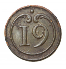 button of 19 Line Regiment