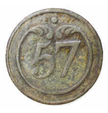 button of 57 Line Regiment