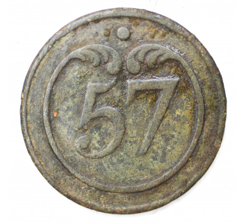 button of 57 Line Regiment