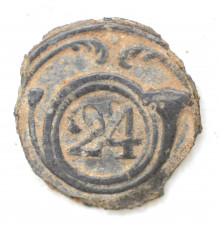 button of 24 Light Regiment